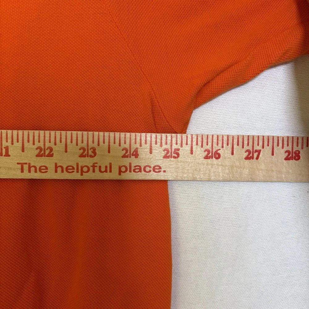 POLO RALPH LAUREN Mens 1XB Big Pony Classic Fit Polo Shirt Orange Big Accents